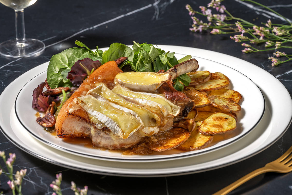 Côtelettes de porc au brie et aux figues