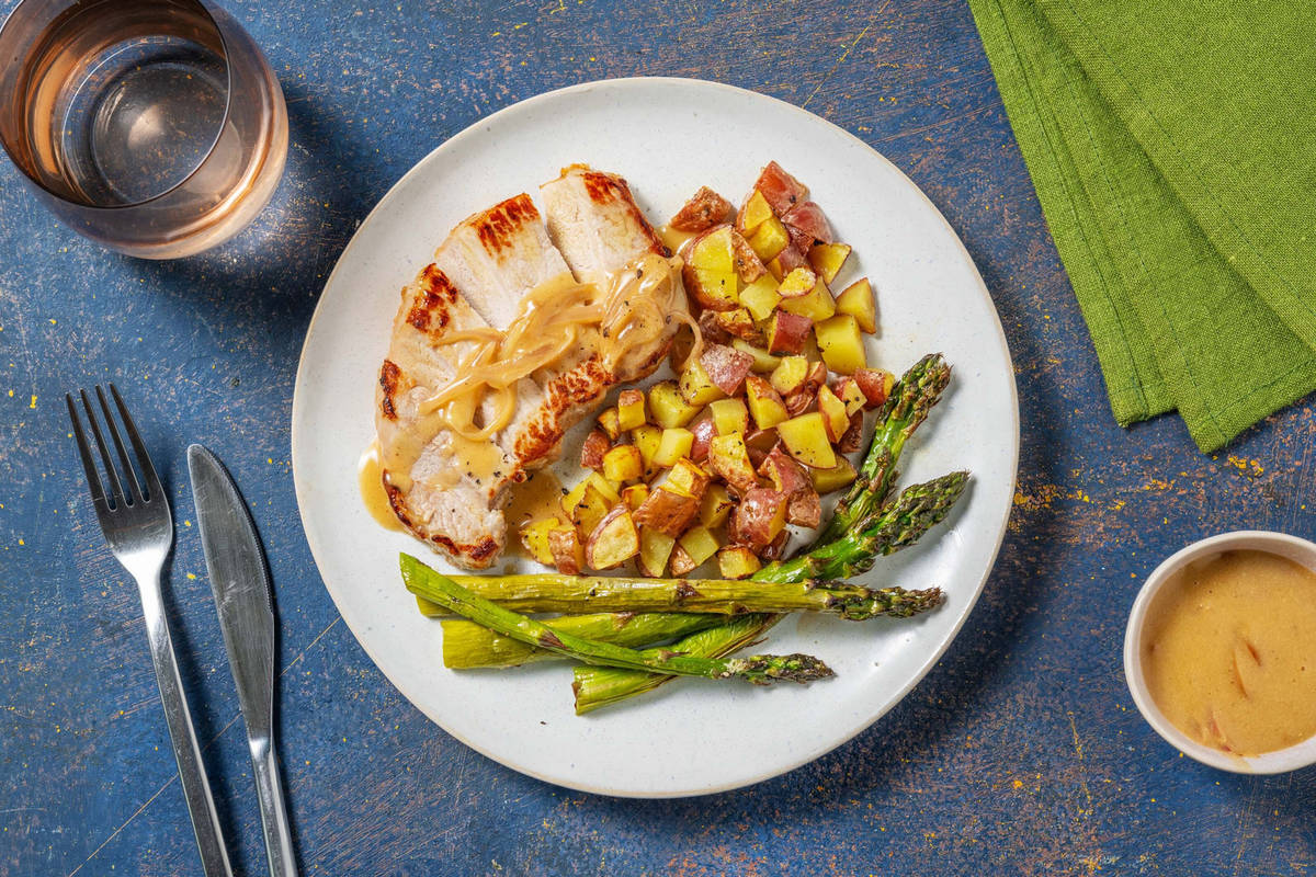 Smart Honey-Dijon Pork Chops