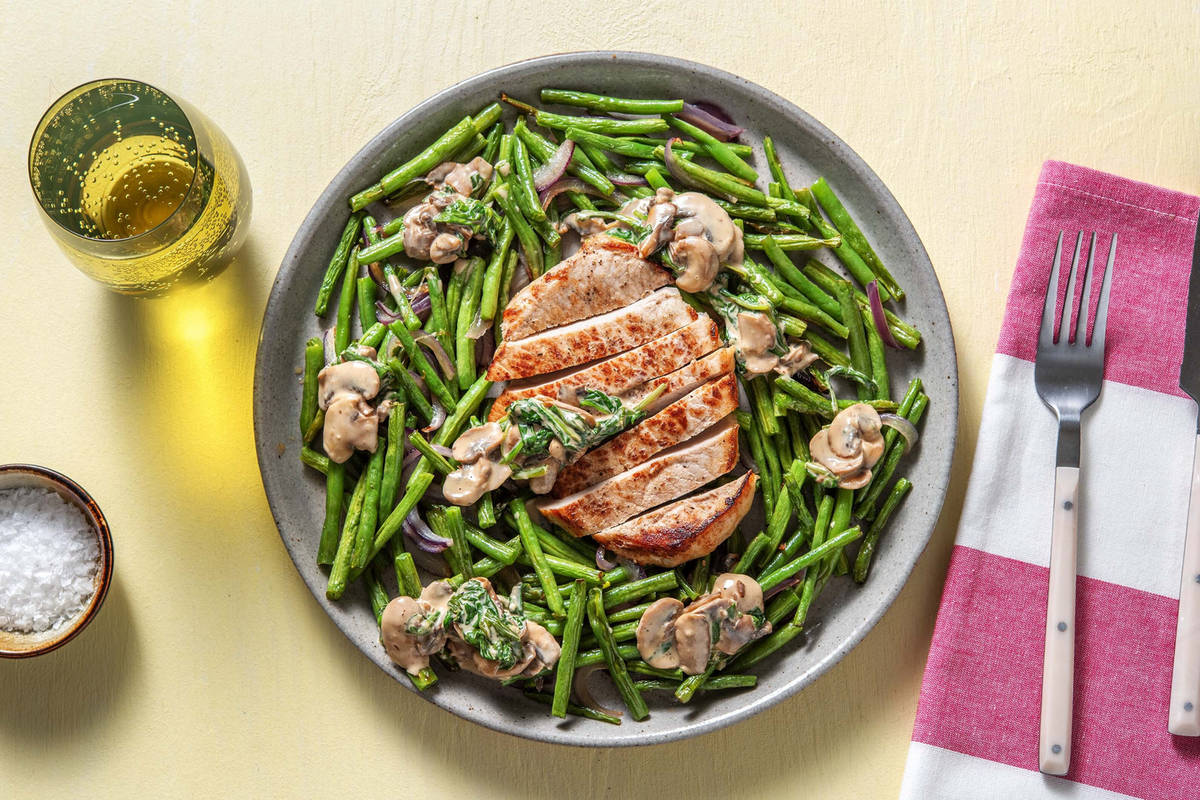 Creamy Mushroom Pork Chops