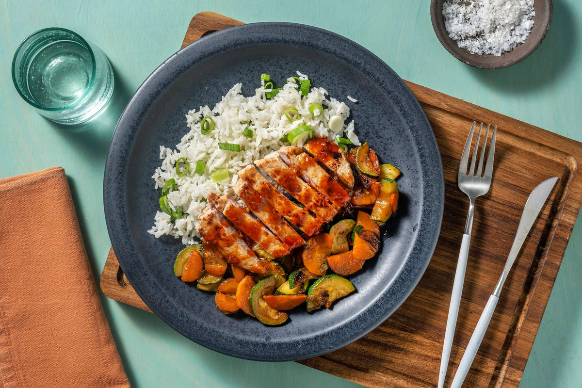 Chili-Hoisin Pork Chops