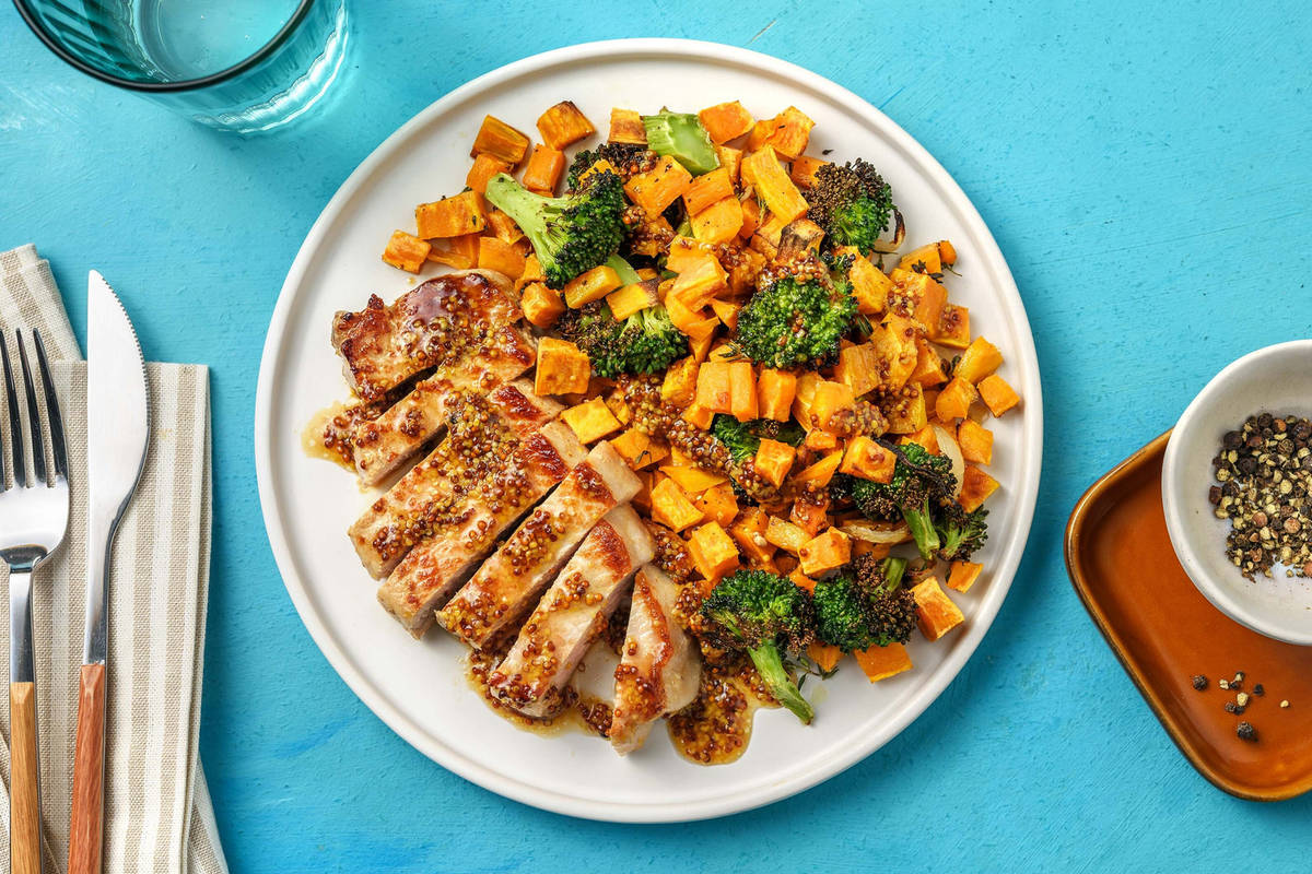 Maple-Mustard Pork Chops