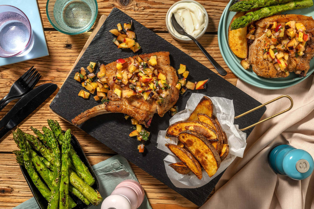 Smoke-Kissed Bone-In Pork Chops