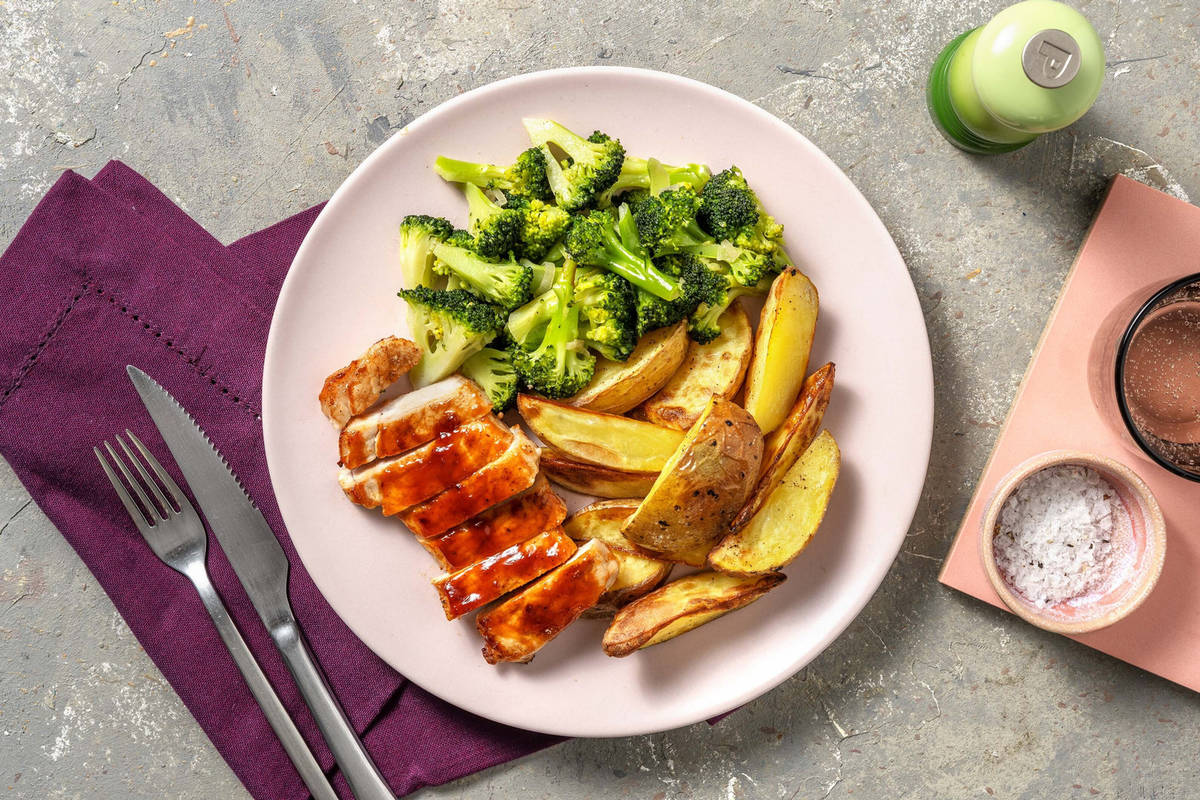 Côtelettes de porc grillées à la sud-ouest