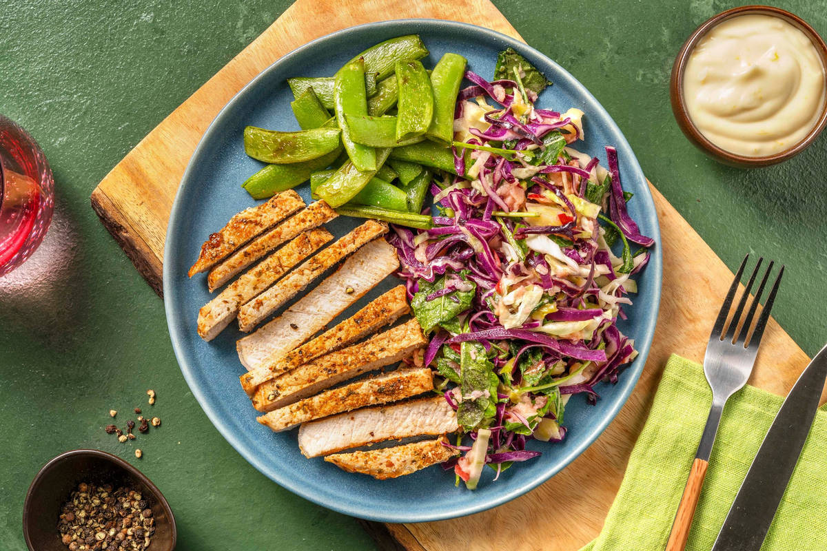 Carb Smart Seared Pork Chops