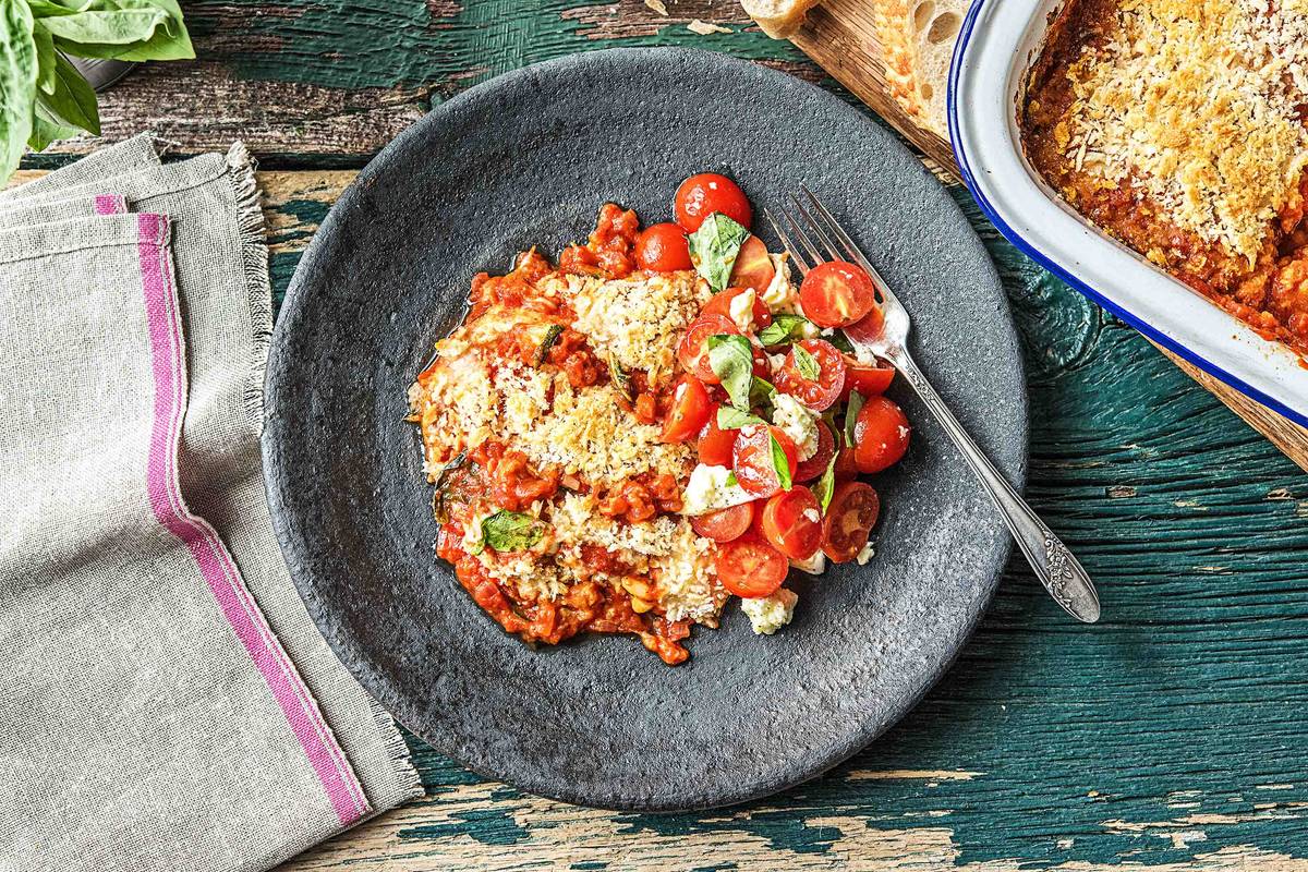 Courgette Parmigiana