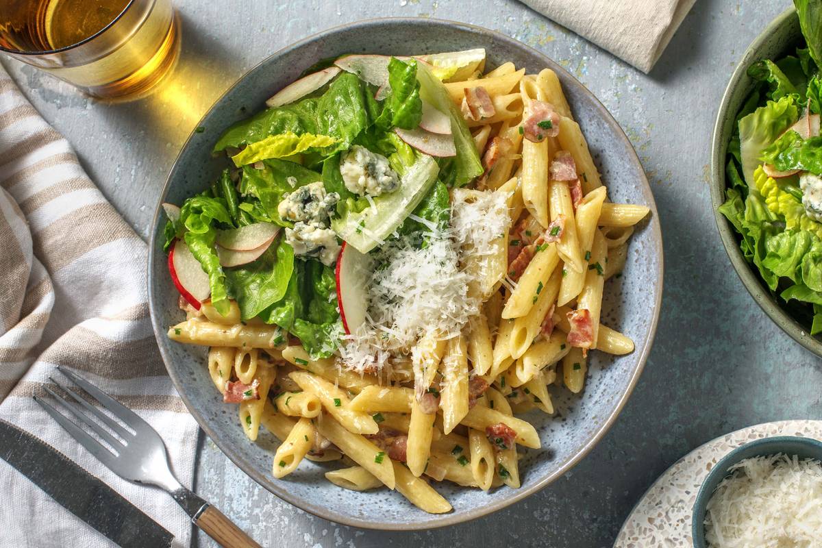 Creamy Bacon & Mustard Penne