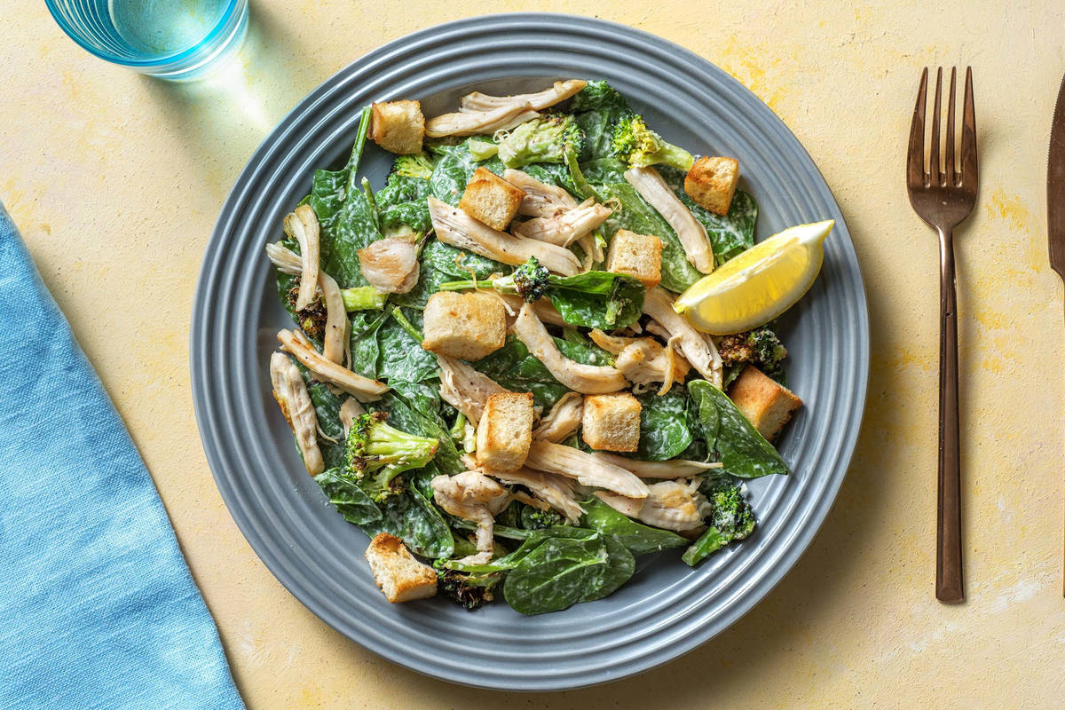 Creamy Chicken Caesar Salad