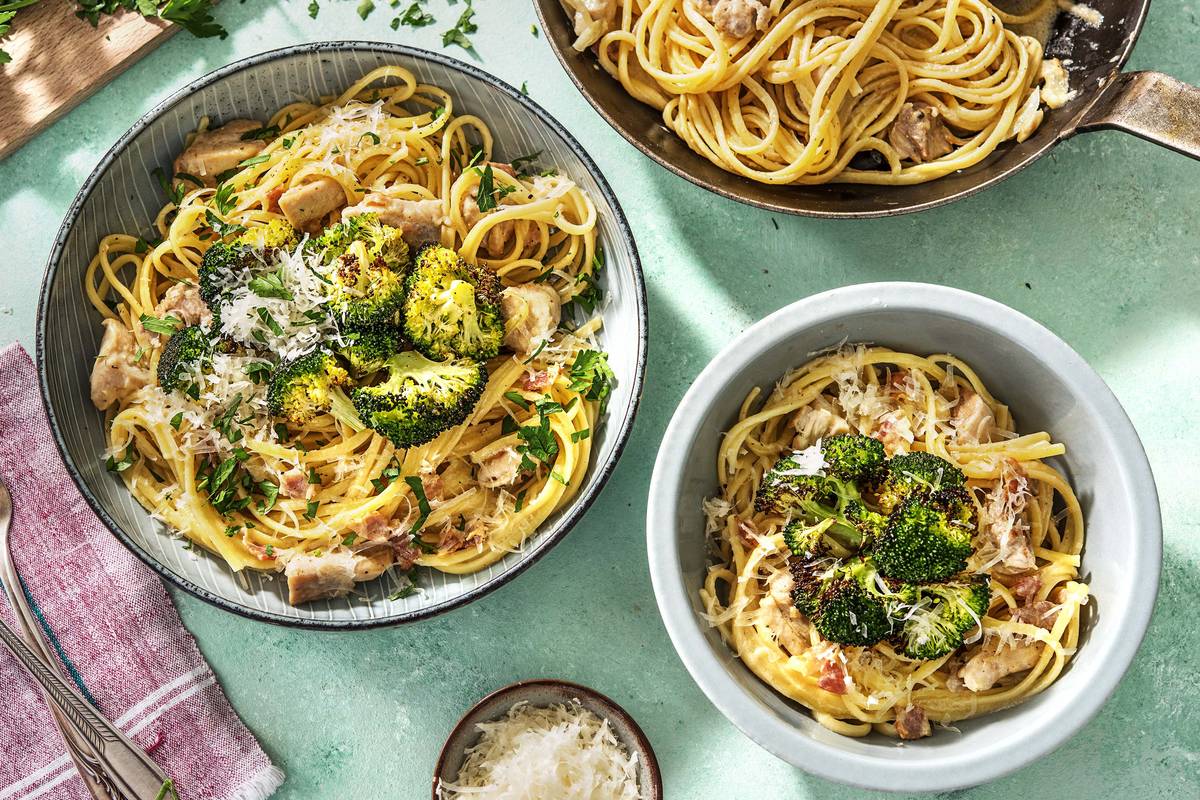Creamy Chicken Linguine