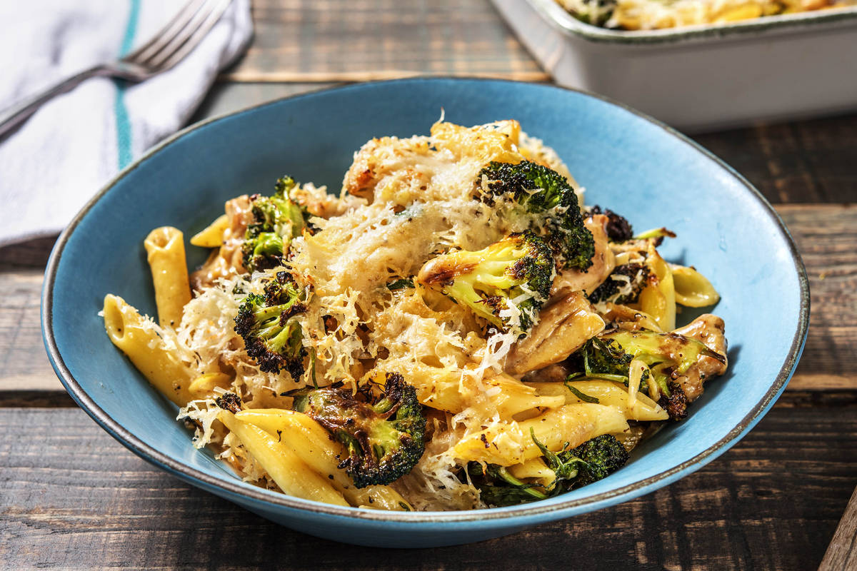 Creamy Chicken Pasta Bake
