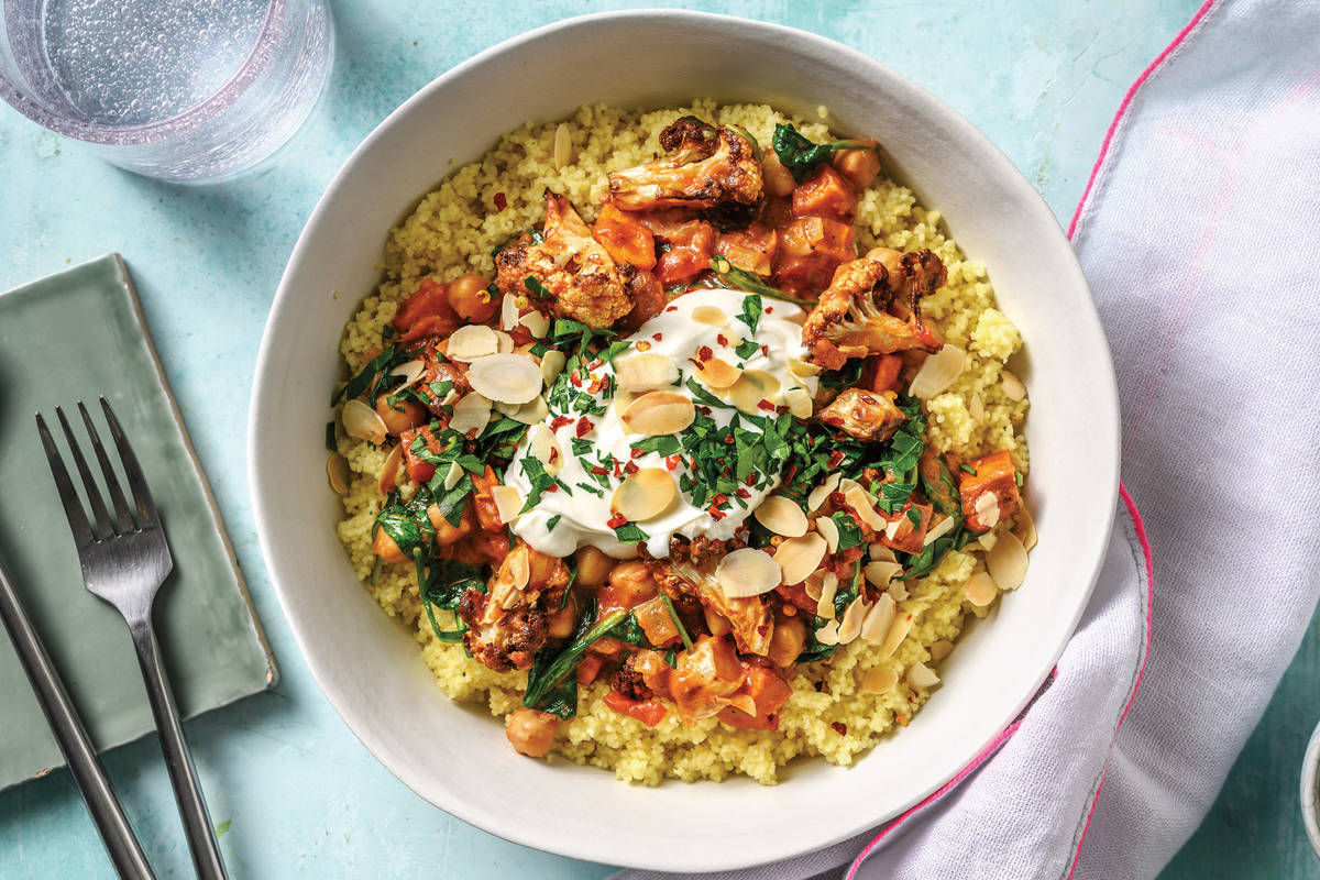 Creamy Chickpea & Cauliflower Stew