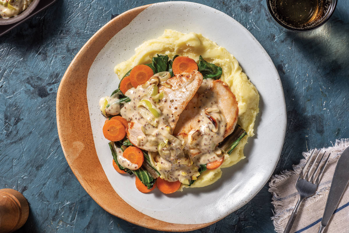 Creamy Leek & Mustard Chicken