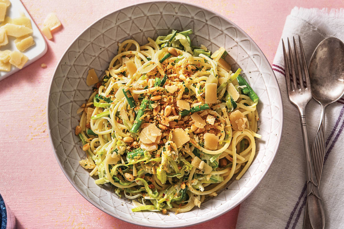 Creamy Leek & Spaghetti