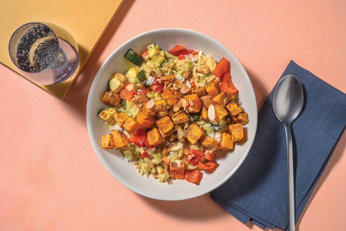 Creamy Chicken, Leek & Veggie Risoni