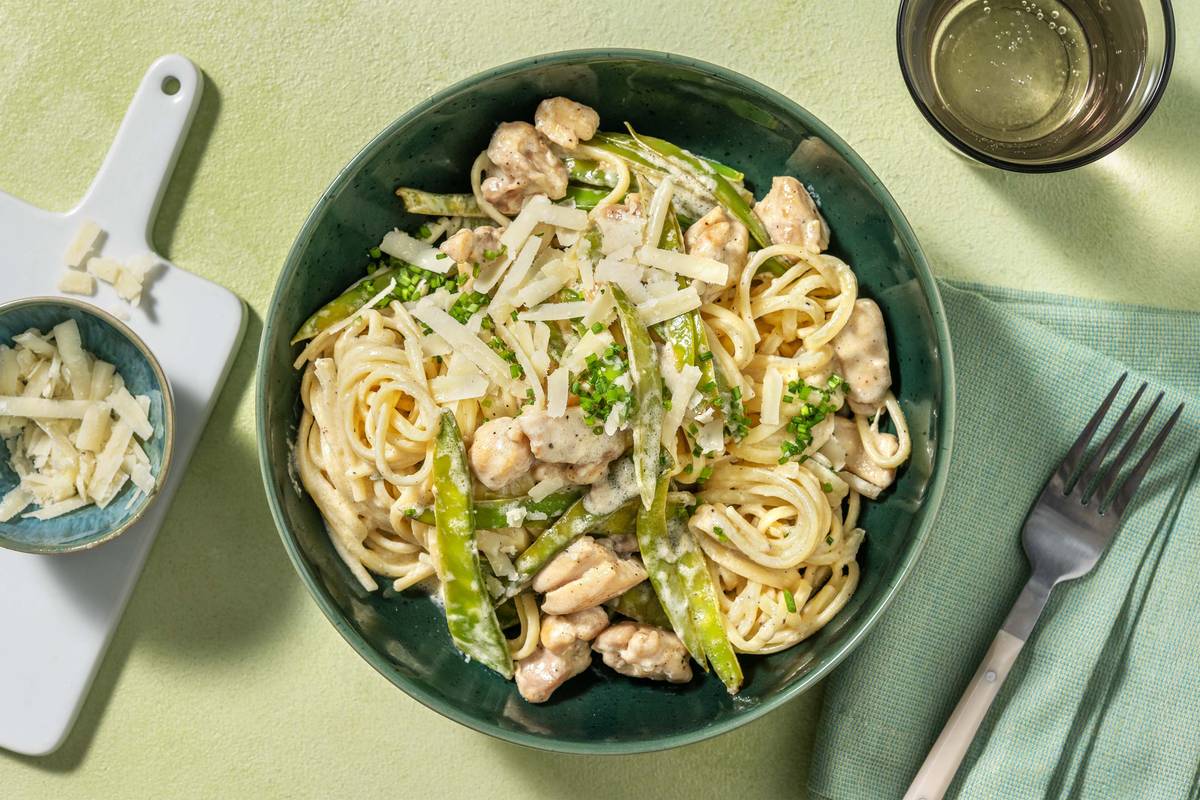 Creamy Lemon Chicken Linguine