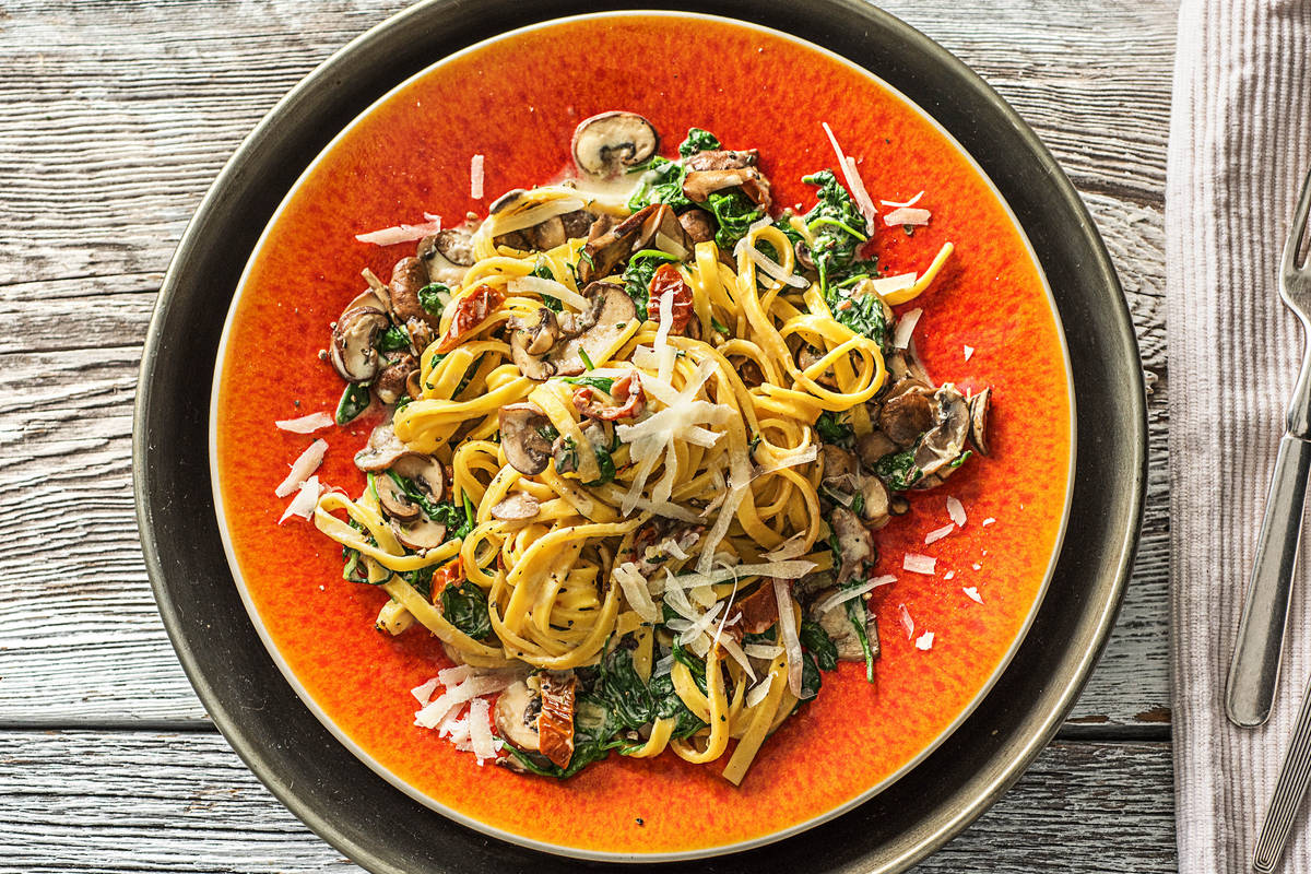 Creamy Mushroom Fettuccine