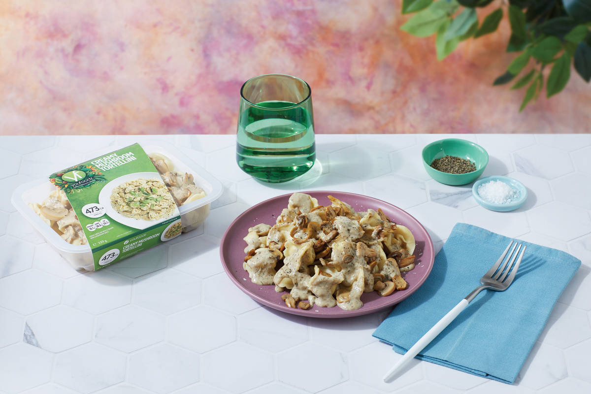 Creamy Mushroom Tortellini