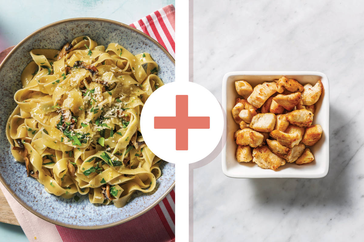 Creamy Mushroom & Truffle Fettuccine