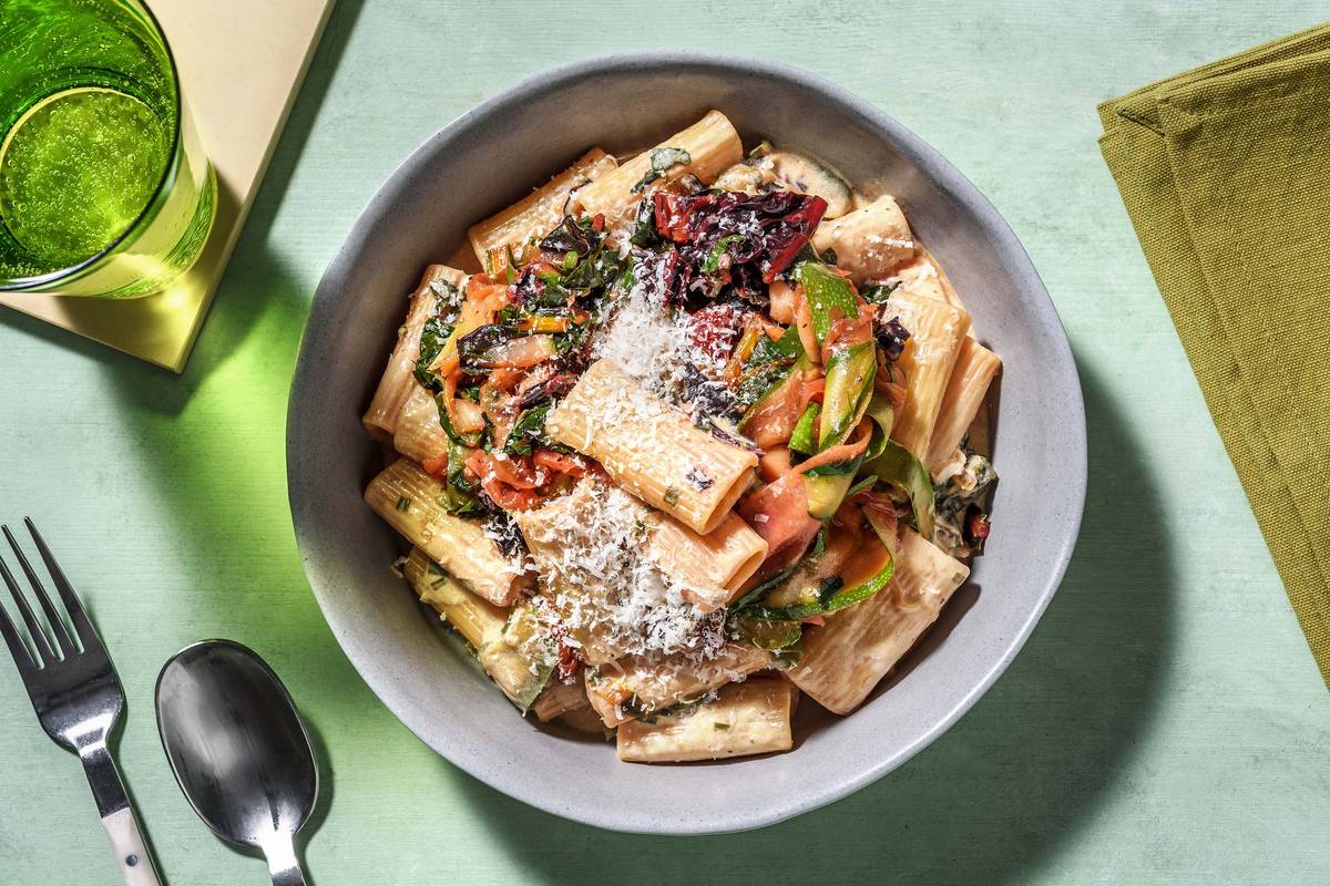 Creamy Rigatoni and Chorizo