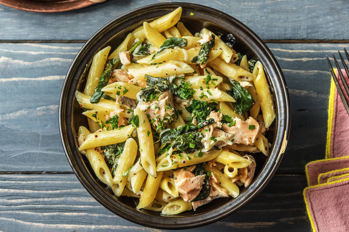 Creamy Salmon Penne
