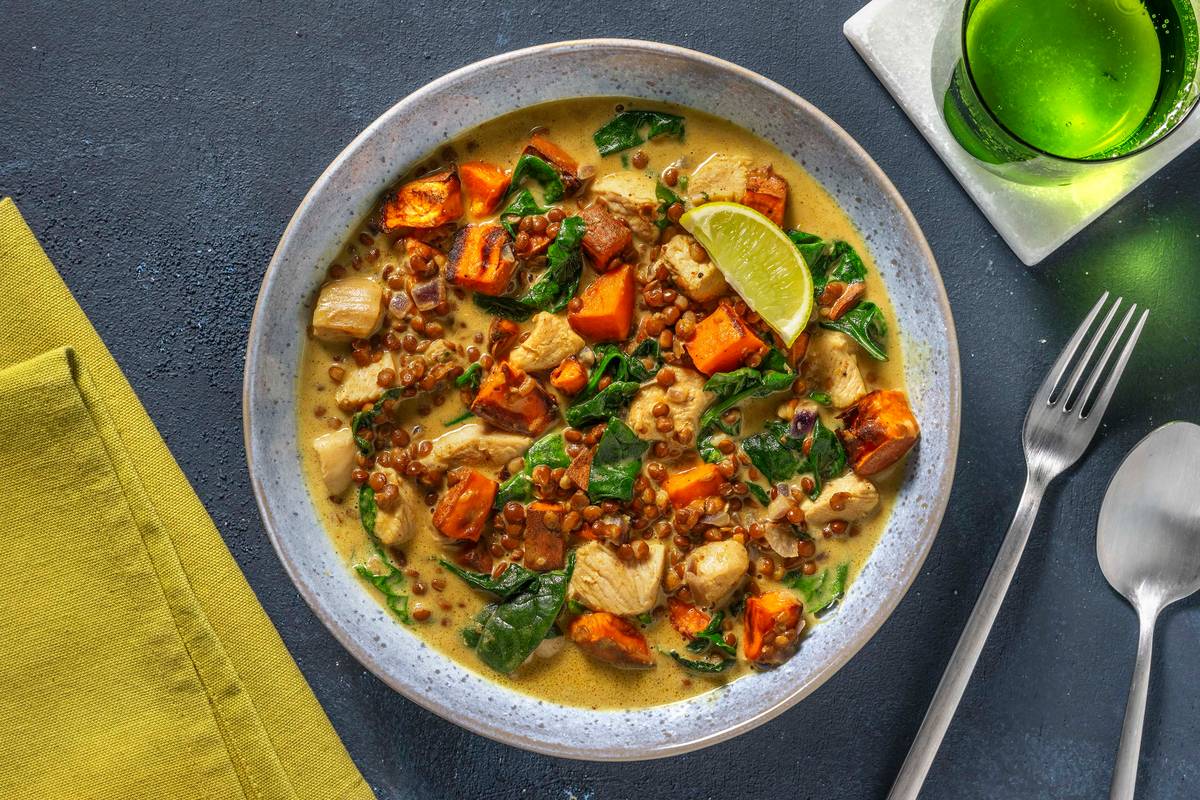 Creamy Spiced Lentil and Chicken Curry