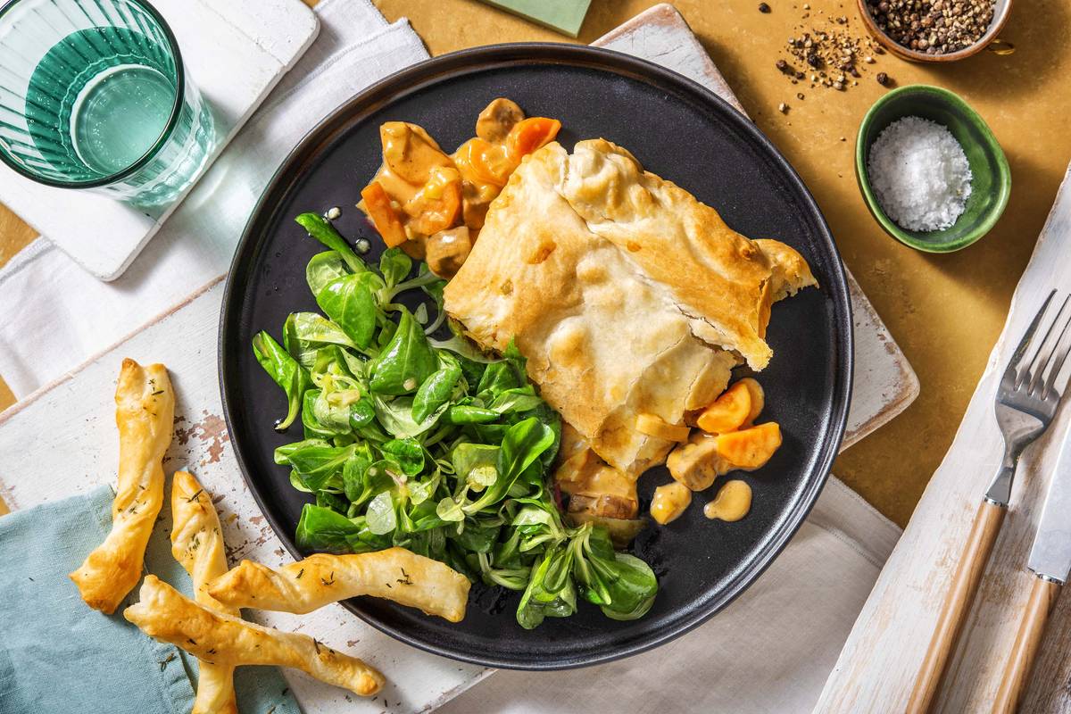 Cremiges Gemüse-Pilz-Ragout