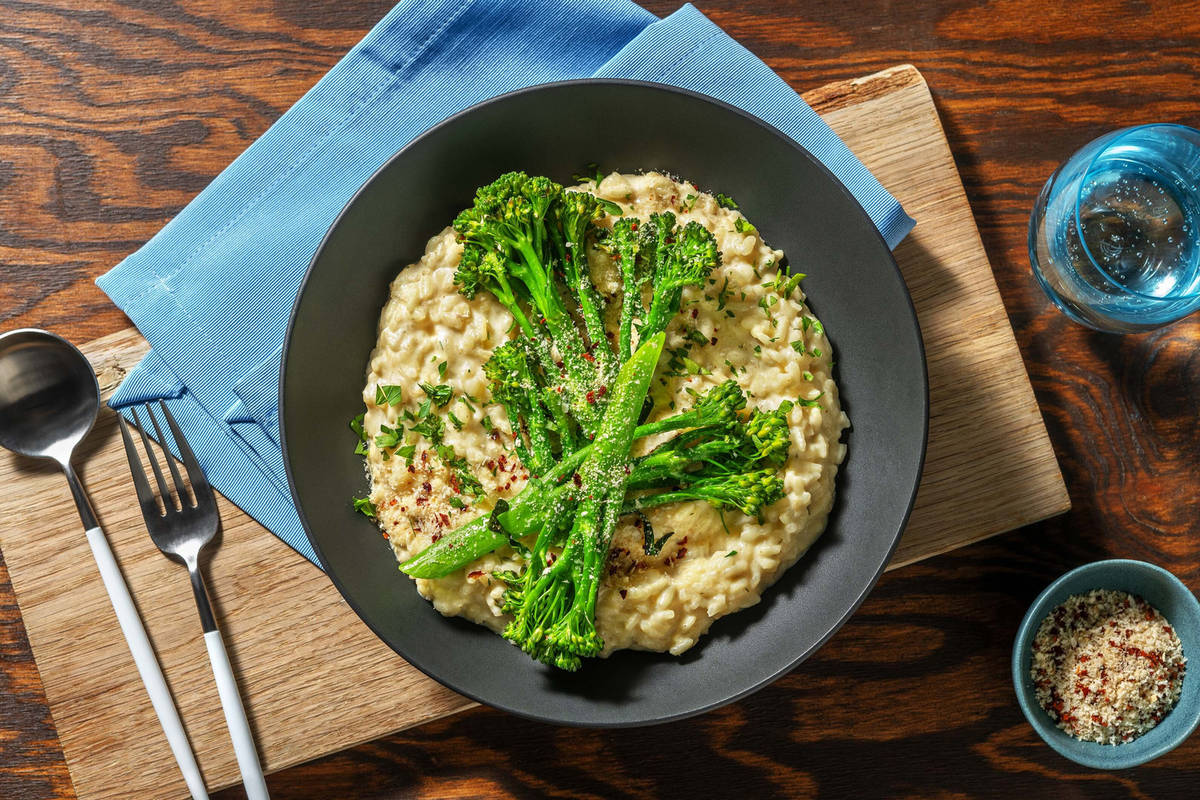 Cremiges veganes Risotto