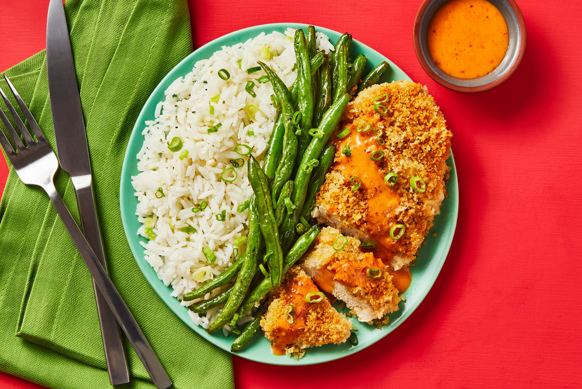 Crispy Chicken with Ponzu Chili Mayo