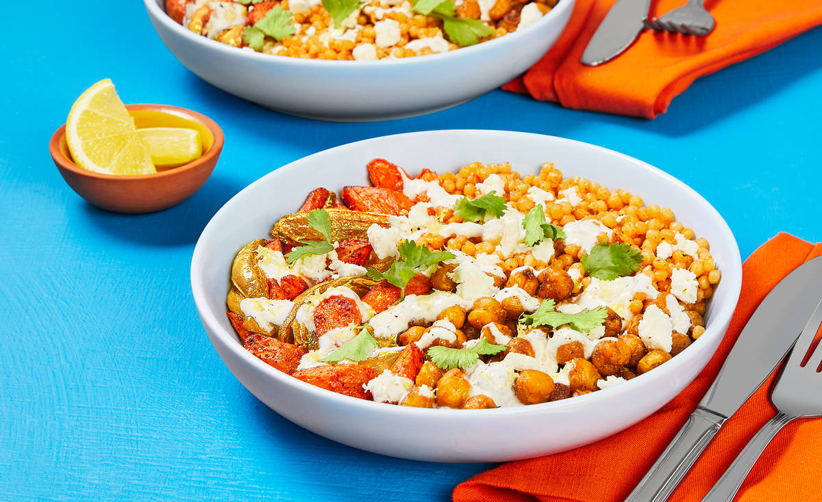 Spiced Chicken, Chickpea & Couscous Bowls
