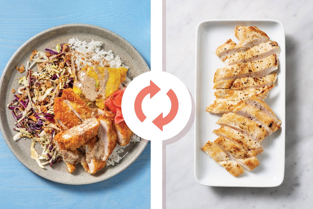 Crumbed Chicken Breast Katsudon