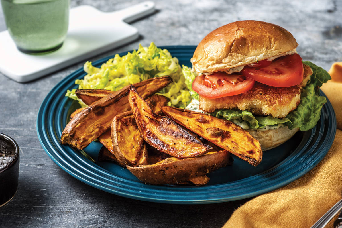 Crumbed Fish Burger