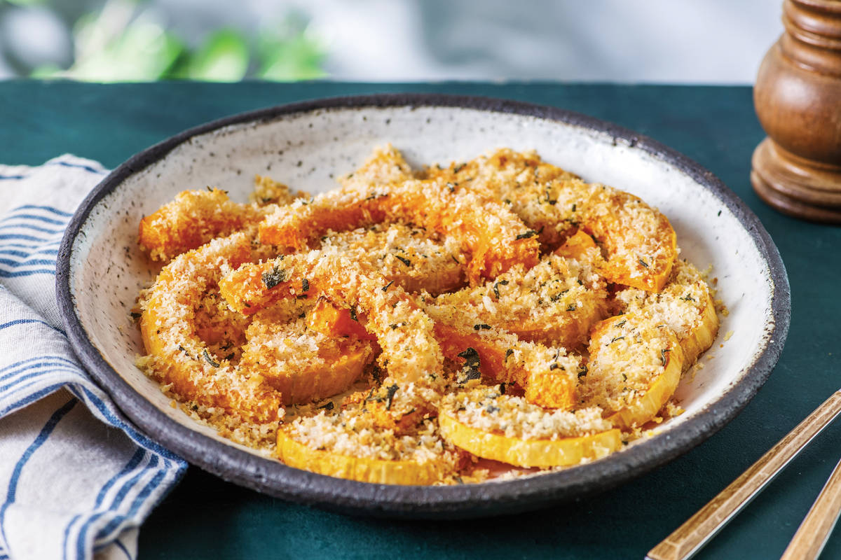 Crumbed Pumpkin Wedges