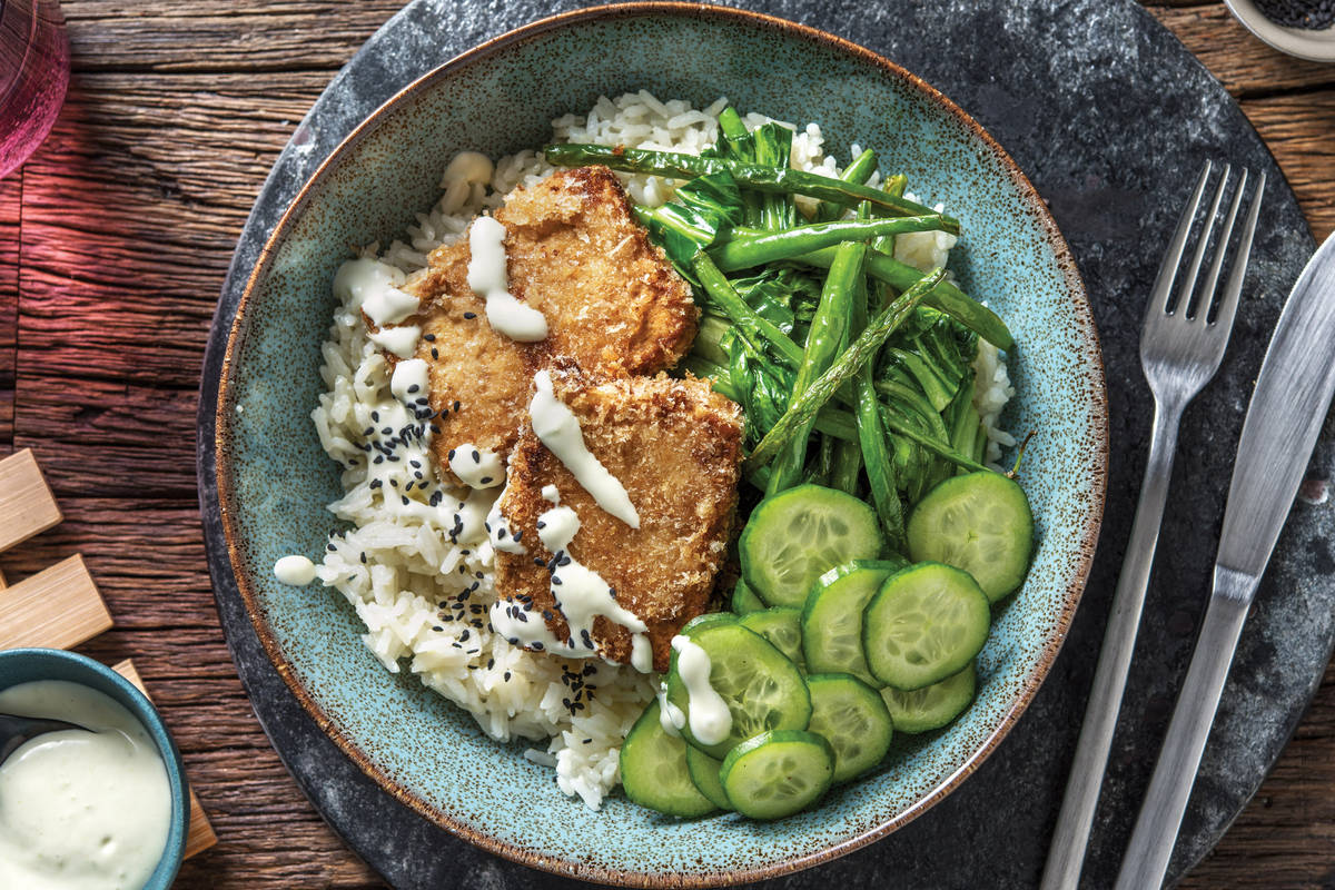 Crumbed Tofu 'Sushi' Bowl