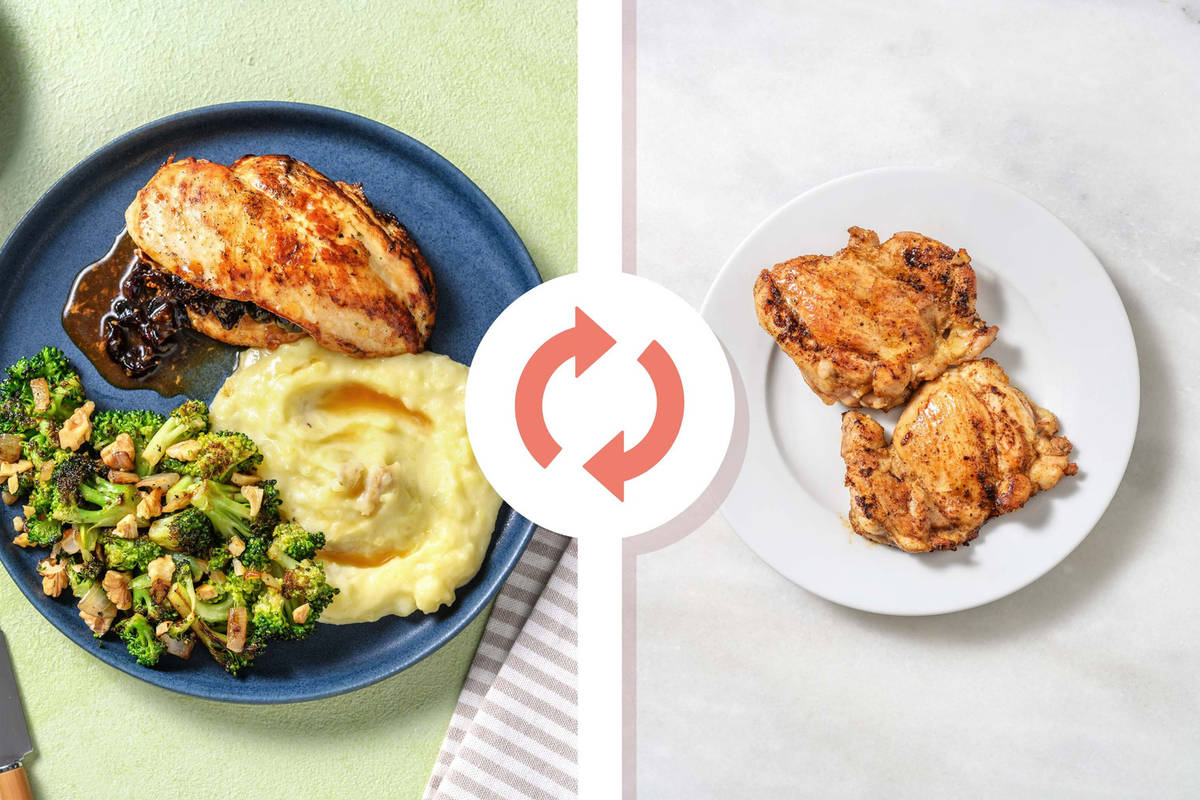 Cranberry Fig-Stuffed Chicken Thighs