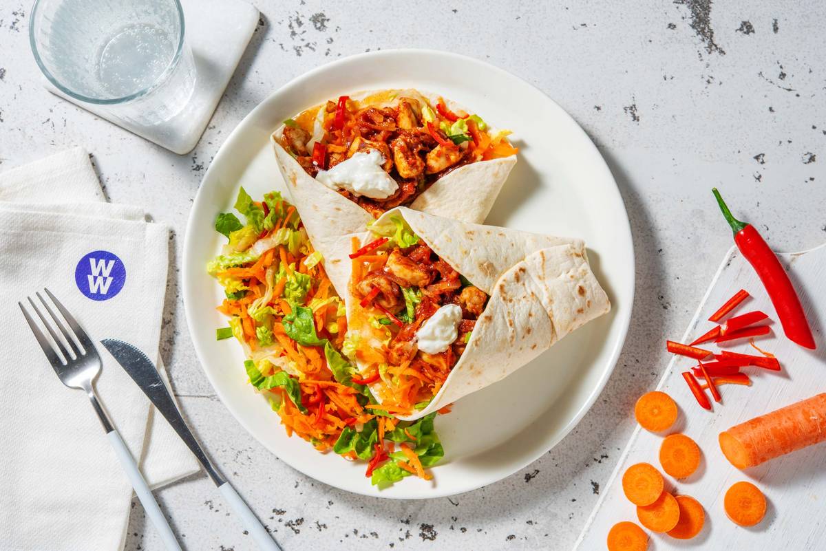 Curried Chicken Wraps