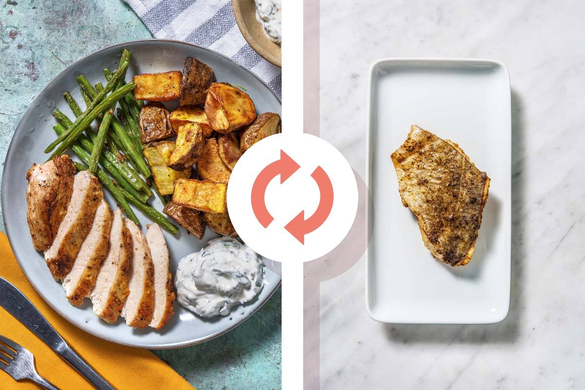 Curried Cod and Bombay Style Potatoes