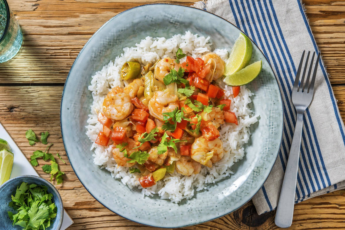 Curry de crevettes au vadouvan