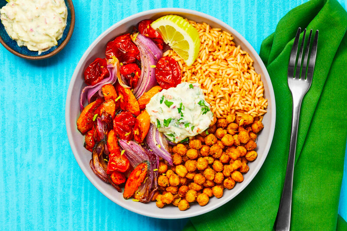 Curry-Spiced Chickpea Bowls