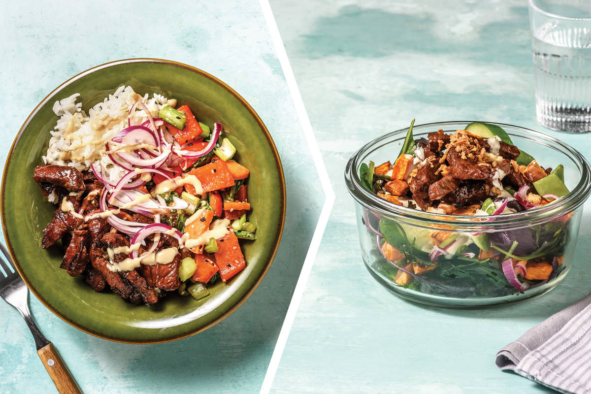 Japanese Beef Bowl with Quick Pickled Onion for Dinner