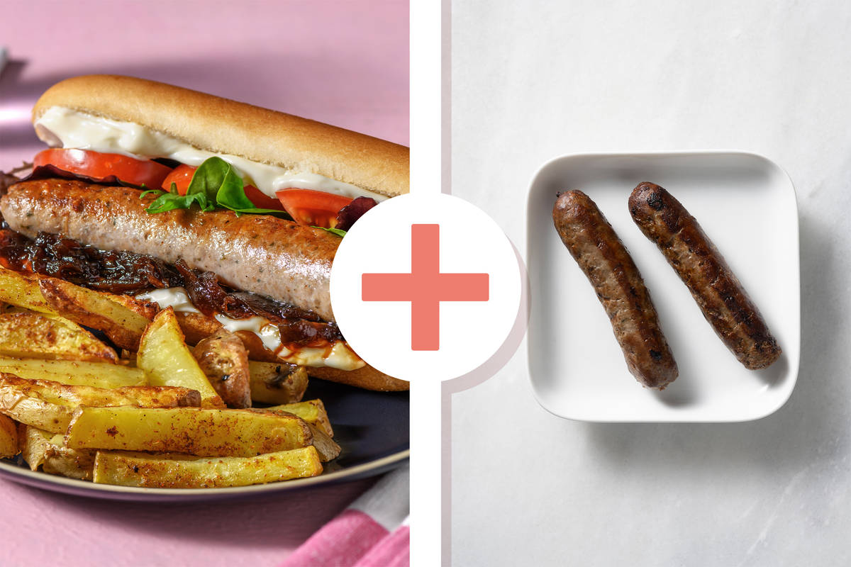 Easy Double Beef Hot Dogs & Onion Chutney