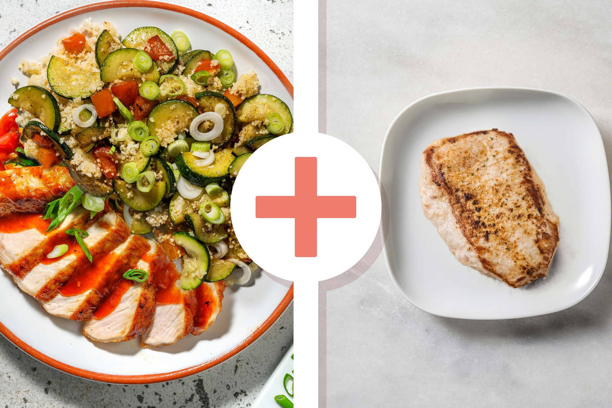 Cal Smart Caribbean-Style Double Pork Chops