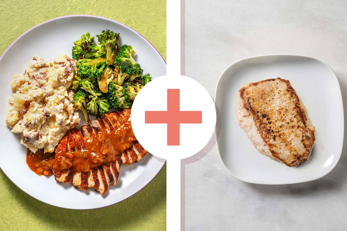 Southern-Style Smothered Double Pork Chops