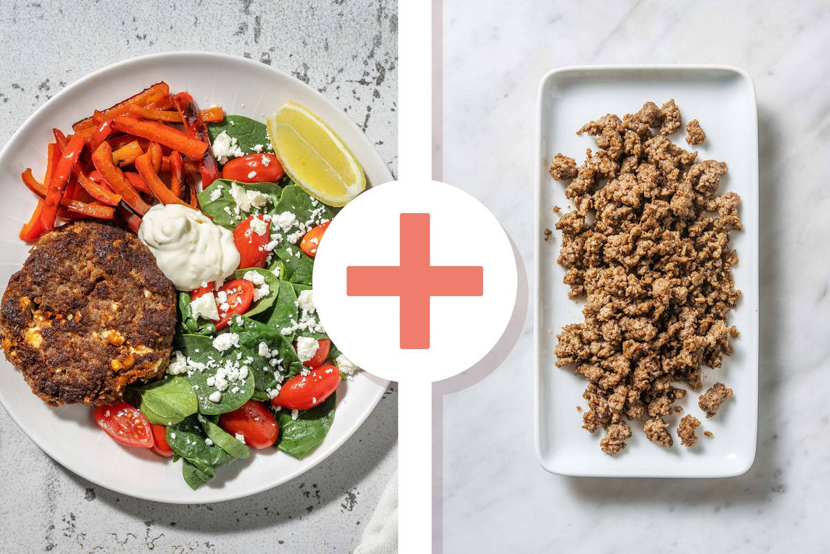 Smart Merguez-Inspired Double Beef Patties