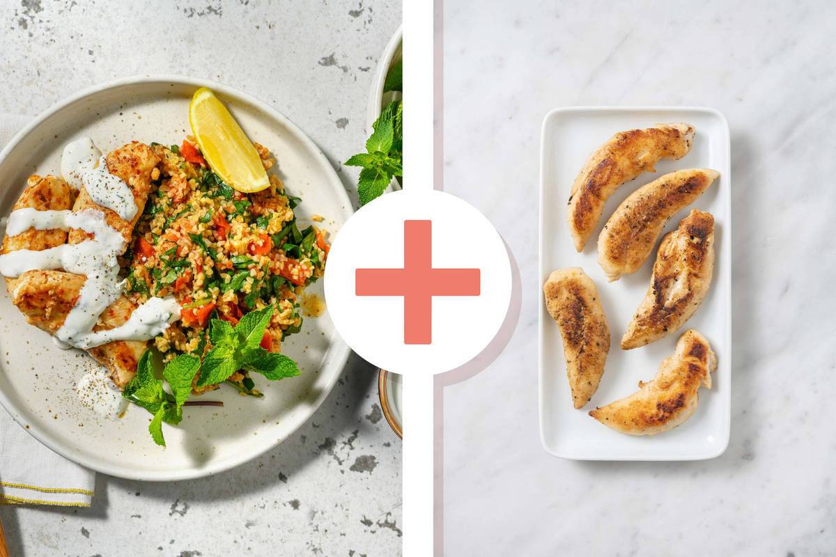 Double poulet rôti au harissa