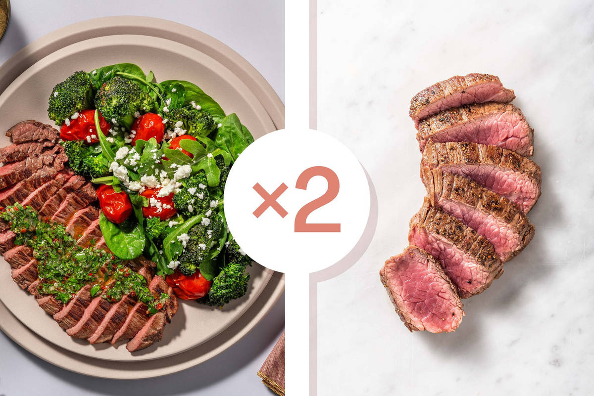 Double Steak with Chimichurri