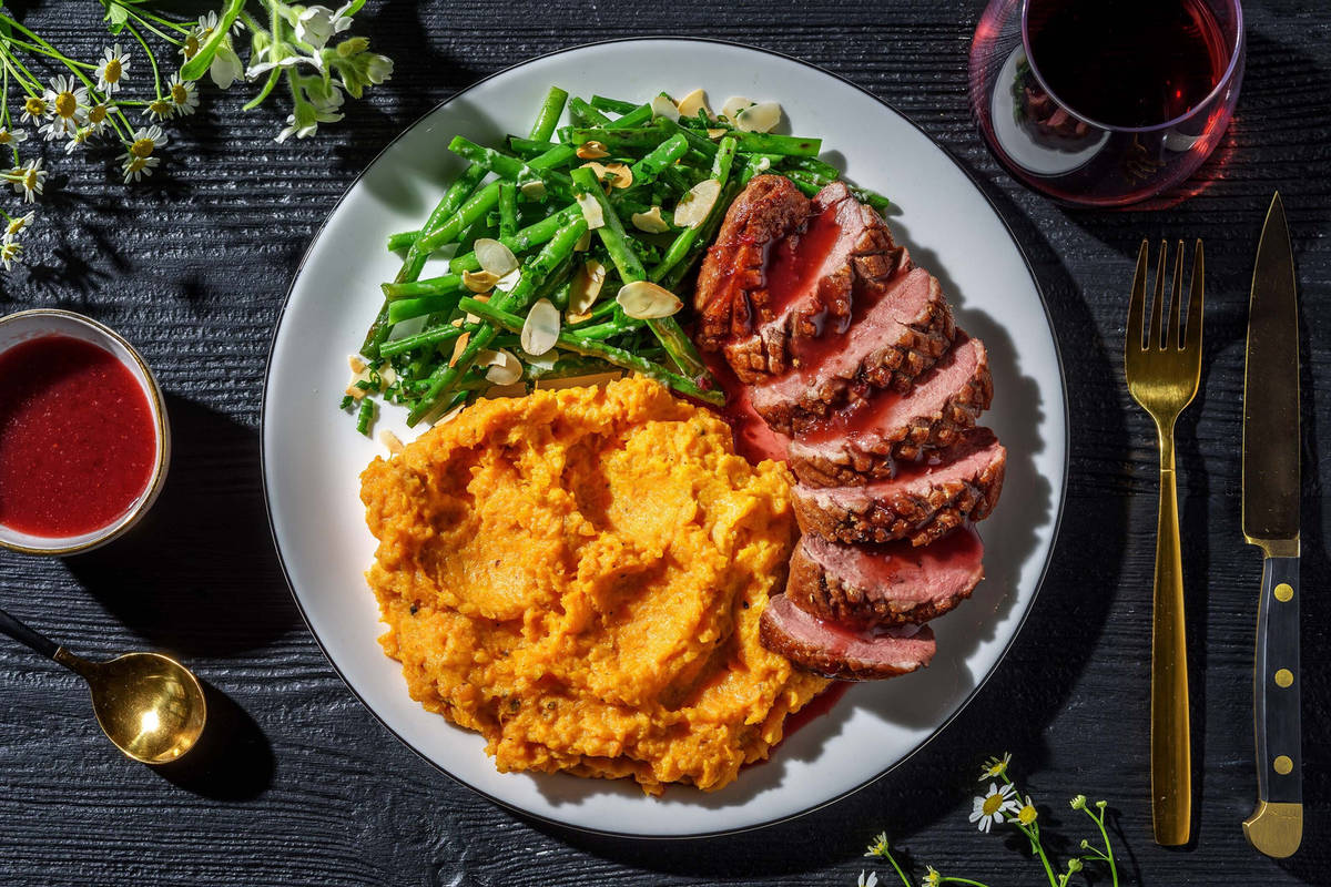 Duck and Double-Berry Sauce