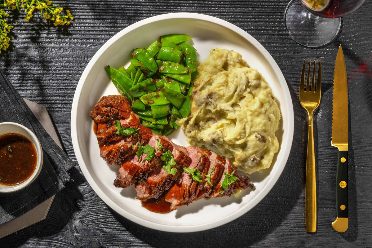 Duck Breast and Fig Sauce