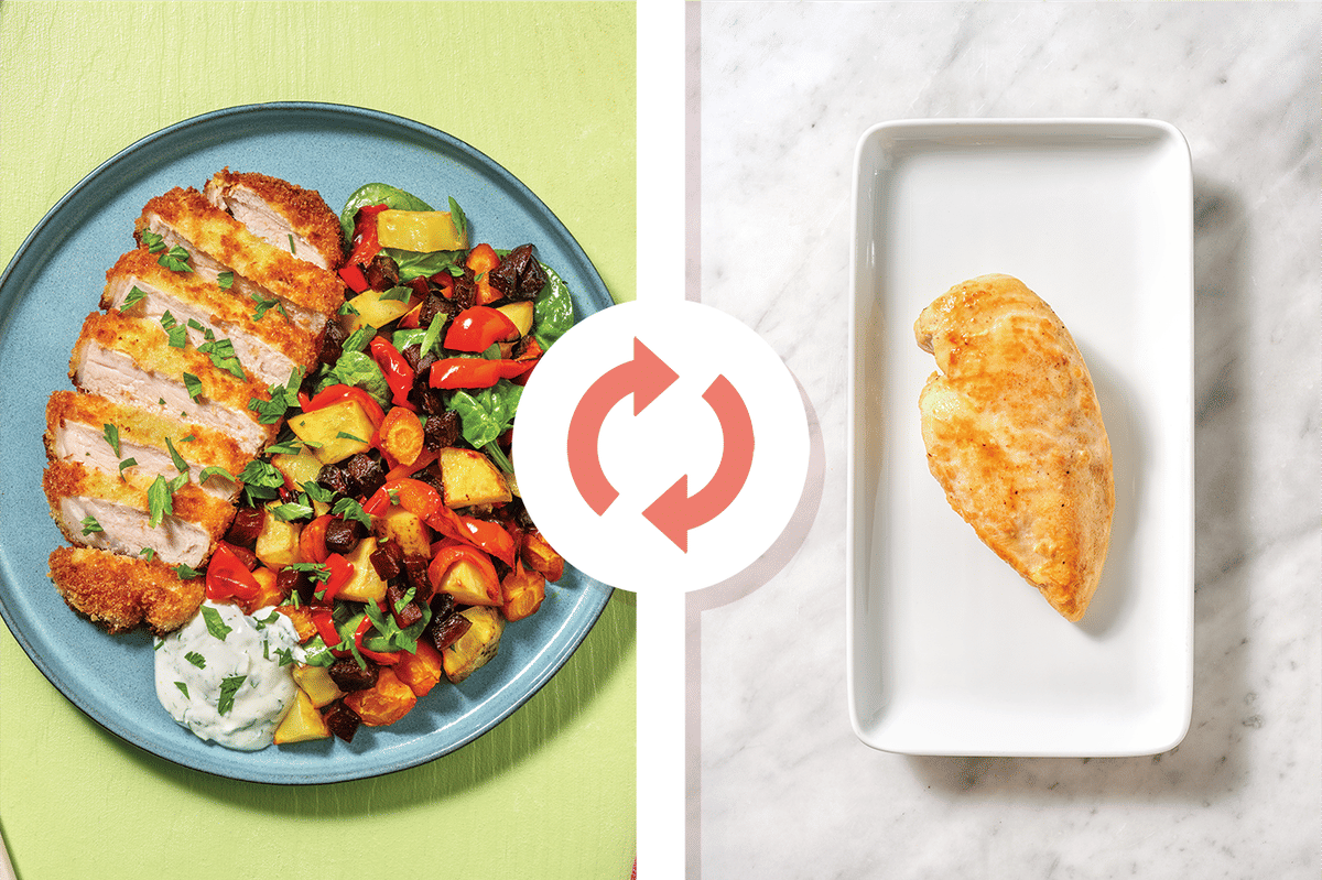 Seasoned Chicken Schnitzel