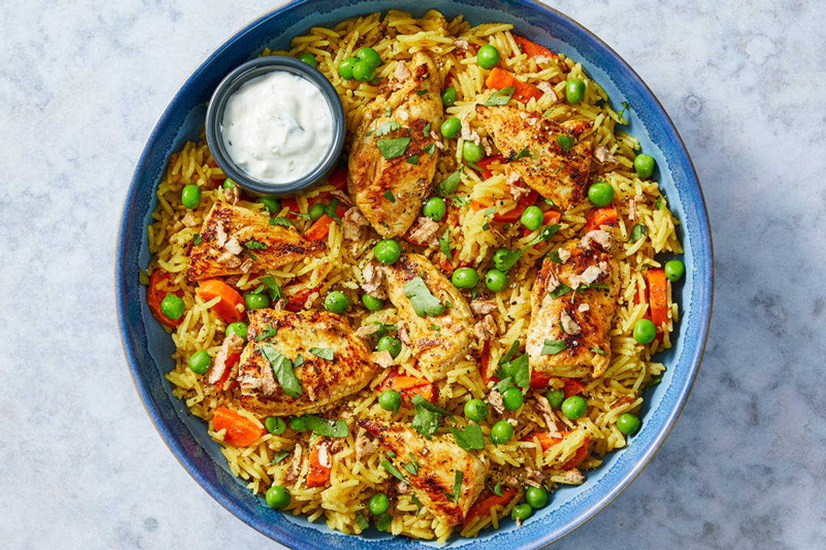 Chicken and Veggie Biryani