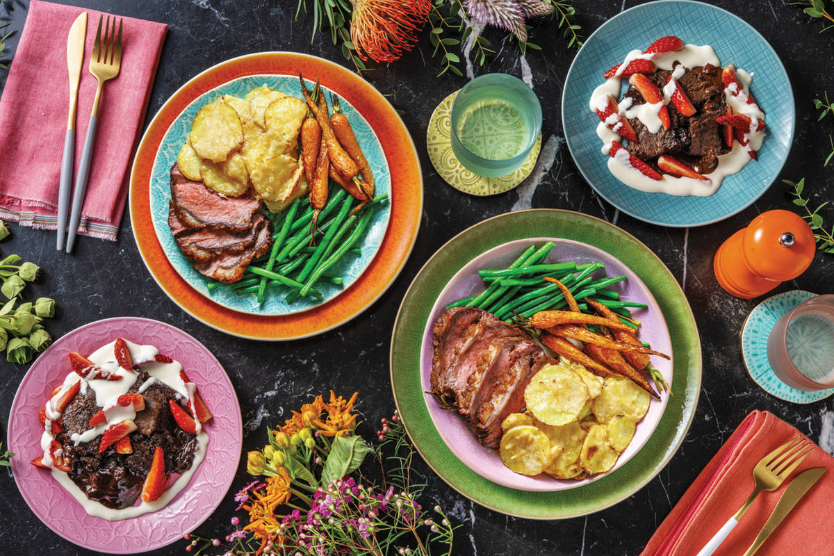 Easter Rosemary & Garlic Lamb with Dauphinoise Potatoes