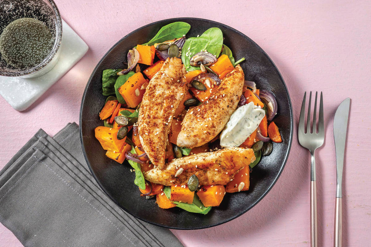 Classic Chicken Tenders & Roast Veggie Toss